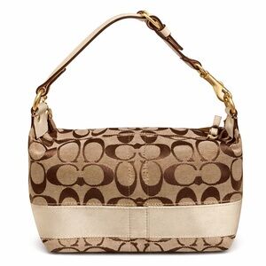 NEW Mini Coach Canvas Soho Beige Bag